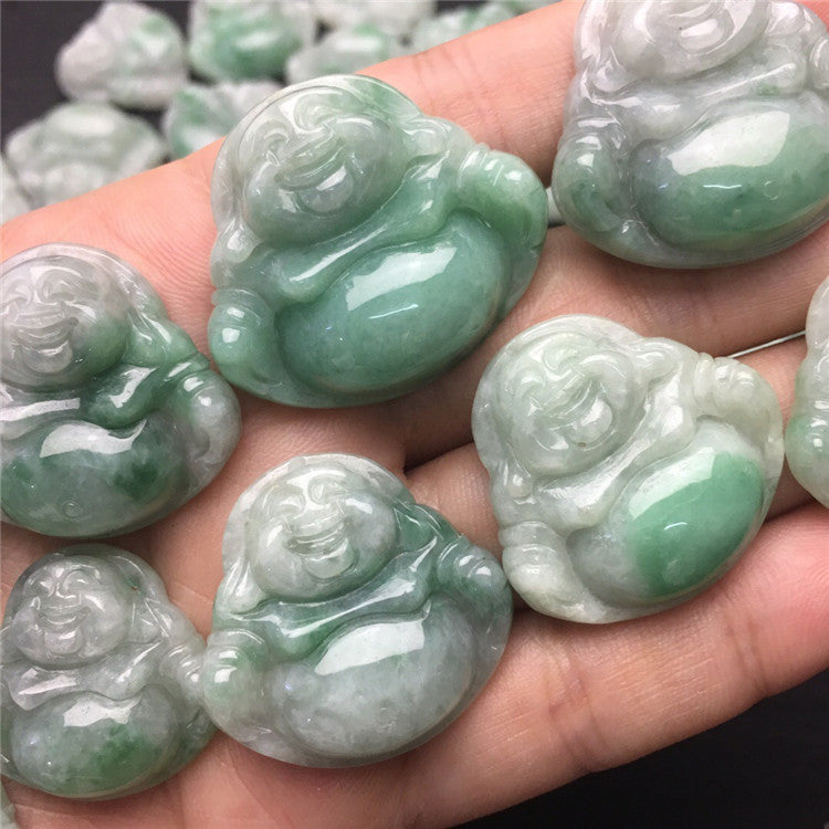 Jade Jade Buddha Pendant for Men and Women A-grade Burmese Jade Pendant Couple Model Guanyin Buddha Pendant Sihui Wholesale Jade Accessories (1)