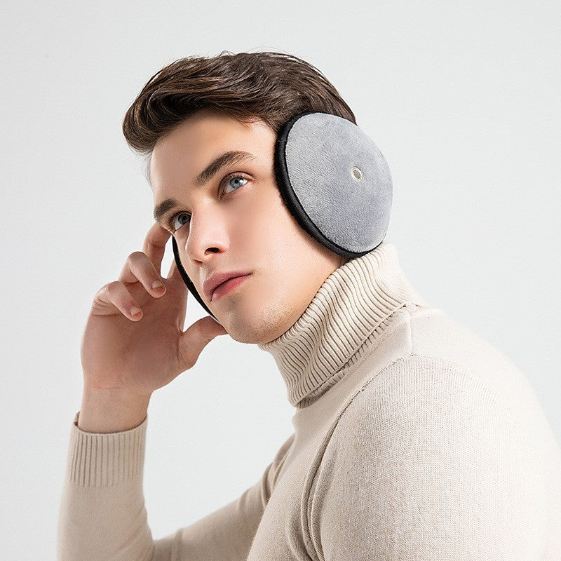 [2 pieces] Warm in winter, enlarged earmuffs, back-worn, thickened, warm and cold-proof, unisex, home and daily use