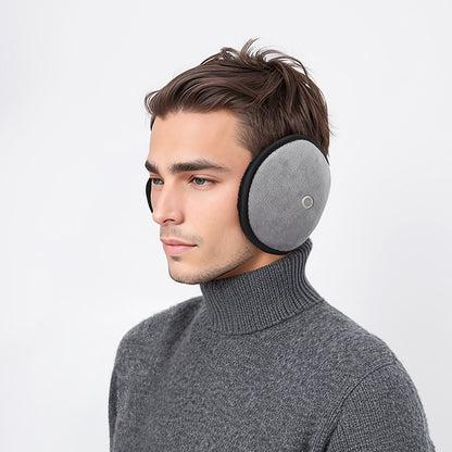 [2 pieces] Warm in winter, enlarged earmuffs, back-worn, thickened, warm and cold-proof, unisex, home and daily use