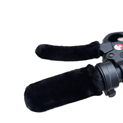 [Set of 2] Motorcycle Handlebar Gloves Tricycle Handlebar Covers Thickened Warm Hand Guards to Keep Warm and Cold-proof